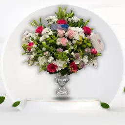 A Blend of Beauty in A Glass Jar